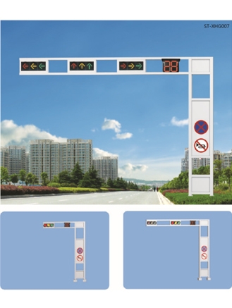 丽江交通信号灯杆